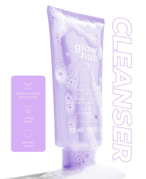 Glow hub purify&brighten beat the bacne body wash for problem skin 200ml